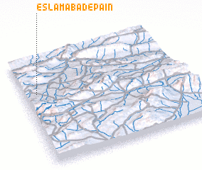 3d view of Eslāmābād-e Pā\