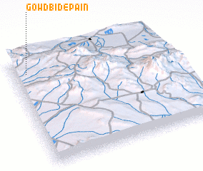 3d view of Gowd Bīd-e Pā\