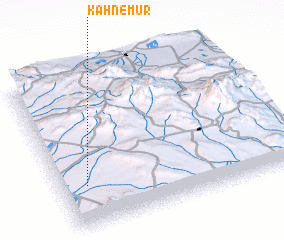 3d view of Kahn-e Mūr