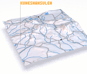 3d view of Kūh-e Shāh Sūleh