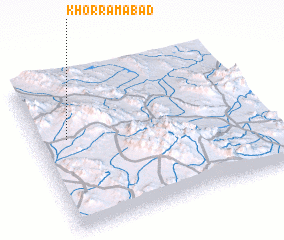 3d view of Khorramābād