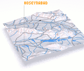 3d view of Ḩoseynābād