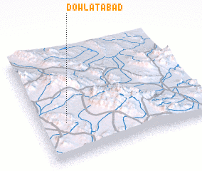 3d view of Dowlatābād