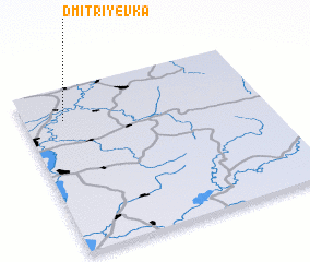 3d view of Dmitriyevka