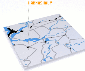 3d view of Karmaskaly