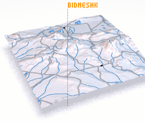 3d view of Bīd Meshk