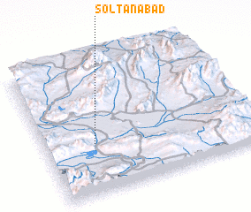 3d view of Solţānābād