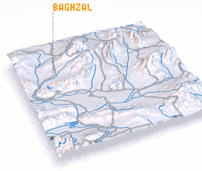 3d view of Bāgh Zāl