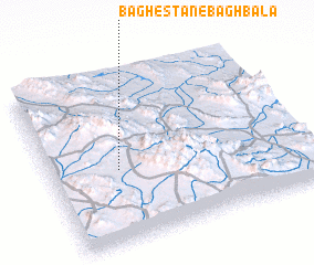 3d view of Bāghestān-e Bāgh Bālā