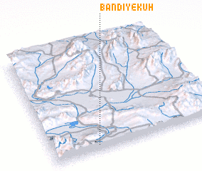 3d view of Bandī-ye Kūh