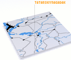 3d view of Tatarskiy Nagadak