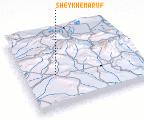 3d view of Sheykh-e Ma‘rūf