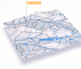 3d view of Chāh Gīn