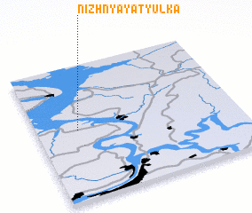 3d view of Nizhnyaya Tyul\