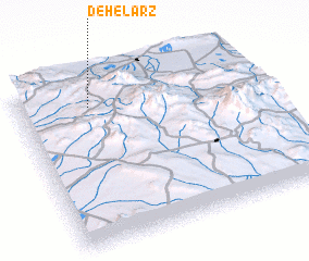 3d view of Deh-e Larz