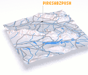 3d view of Pīr-e Sabz Pūsh