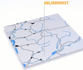 3d view of Kalinov Kust
