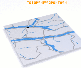 3d view of Tatarskiy Saraktash