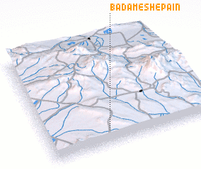 3d view of Bādāmesh-e Pa\