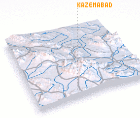 3d view of Kāz̧emābād