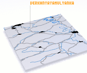 3d view of Verkhnyaya Mulyanka