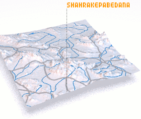 3d view of Shahrak-e Pābedānā