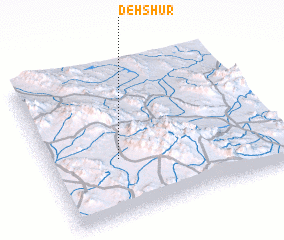 3d view of Deh Shūr