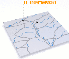 3d view of Semëno-Petrovskoye