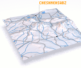 3d view of Cheshmeh Sabz