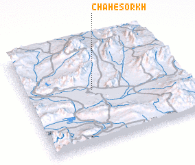 3d view of Chah-e Sorkh