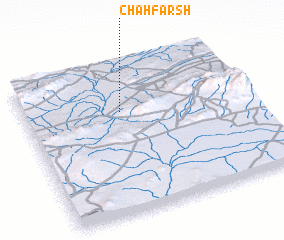 3d view of Chāh Farsh