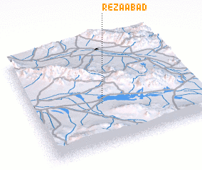 3d view of Reẕāābād