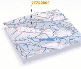 3d view of Reẕāābād