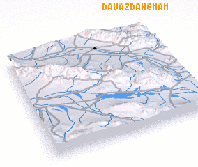 3d view of Davāzdah Emām