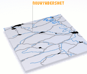 3d view of Novaya Bershet\