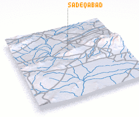 3d view of Şādeqābād