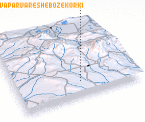 3d view of Istgāh-e Eşlāḩ-e Nezhād va Parvaresh-e Boz-e Korkī