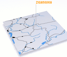 3d view of Ziganovka