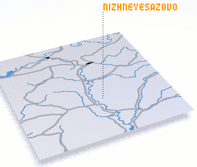 3d view of Nizhneye Sazovo