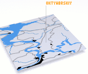 3d view of Oktyabr\