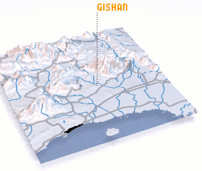 3d view of Gīshān