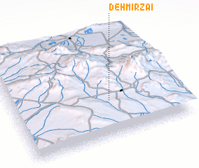 3d view of Deh Mīrzā\