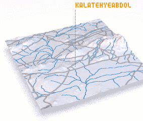 3d view of Kalāteh-ye ‘Abdol