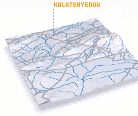 3d view of Kalāteh-ye Now