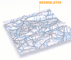 3d view of Bāsh Kalāteh