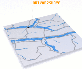 3d view of Oktyabr\