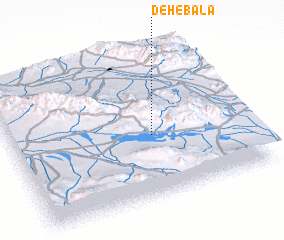 3d view of Deh-e Bālā