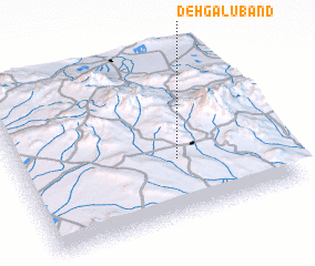 3d view of Deh Galūband