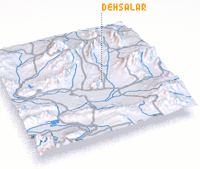 3d view of Deh Sālār