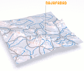 3d view of Najafābād